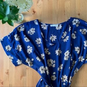 Poema (ModCloth) Blue Daisy Tunic